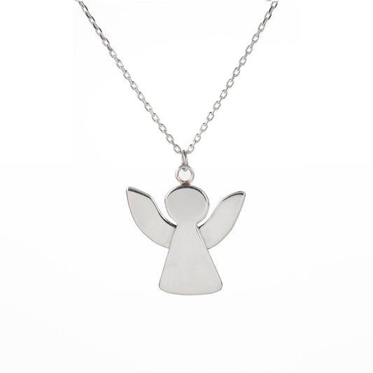 Angel necklace silver