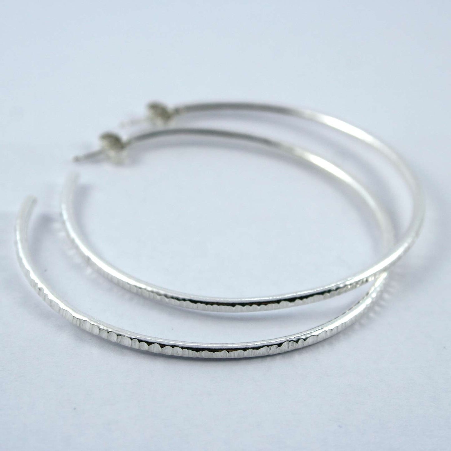 Textured hoops large