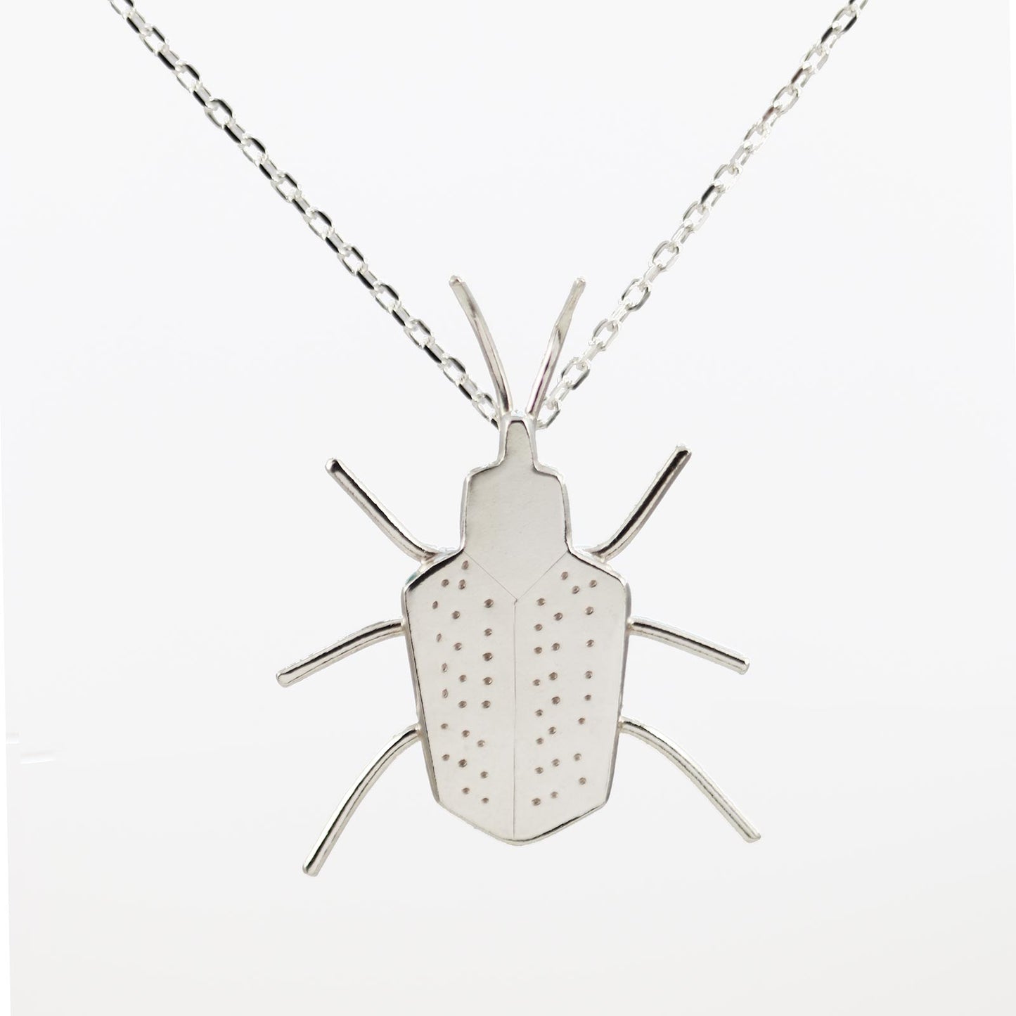 Weevil necklace silver