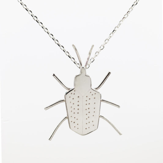 Weevil necklace silver